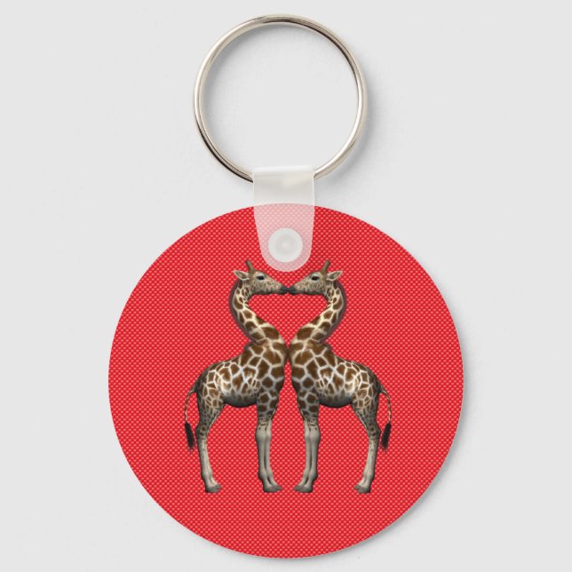 Llavero Girafas enamoradas (Anverso)
