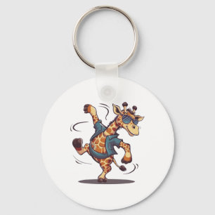Llavero Giraffe de danza dulce Sungles Giraffe Lover Boys