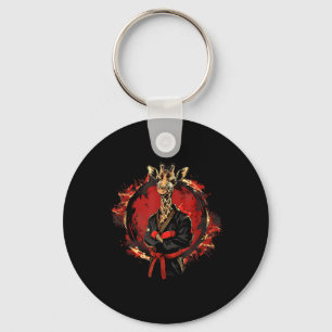 Llavero Giraffe de Kickboxing Artes Marciales Karate Jiu-J