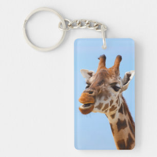 Llavero Giraffe Portrait key chain