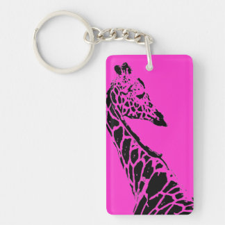 Llavero Giraffe (rosa)