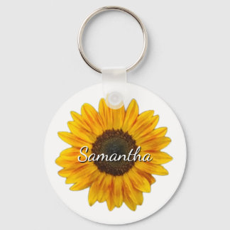 Llavero Girasol con un nombre 