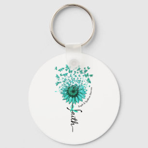 Llavero Girasol Fe Butterfly Síndrome X Frágil Consciente