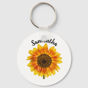 Llavero Girasol mate personalizado