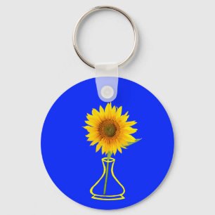 Llavero Girasol Poder Girasol y Vase