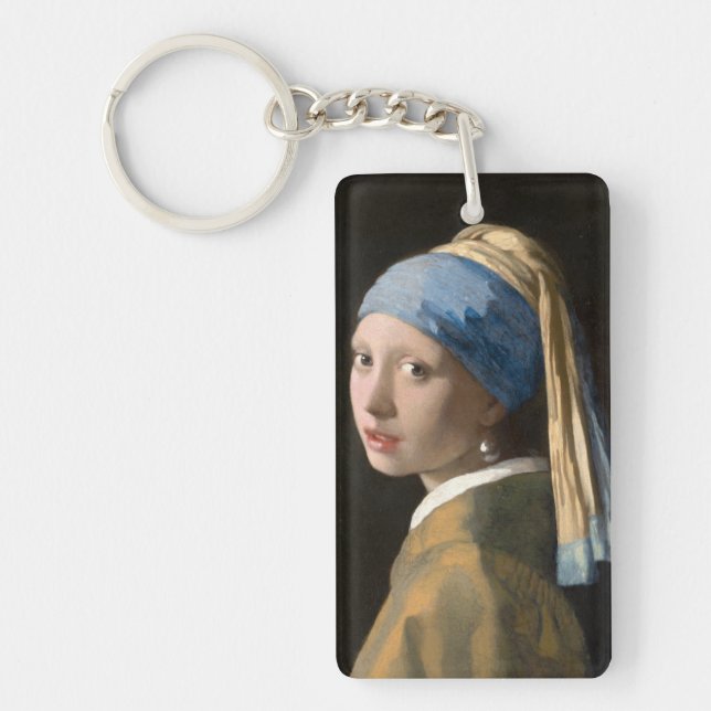 Llavero Girl with the pearl earring - Johannes Vermeer (Frente)
