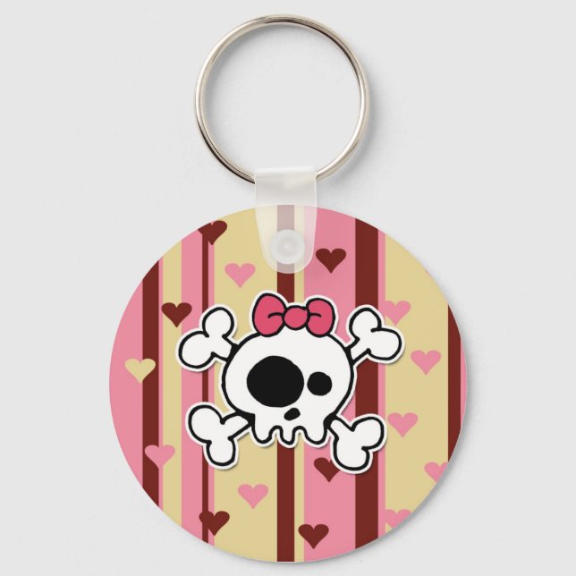 Llavero girlie skull (Anverso)