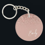 Llavero Girly Rosa Oro Rubor Purpurina Rosado Monograma Ke<br><div class="desc">Girly Rosa Gold - Rubor Pink Sparkle Purpurina Script Monograma Keychain. Esto hace que el dulce perfecto cumpleaños 16,  boda,  ducha de novia,  aniversario,  ducha de bebé o fiesta de soltera sea regalo para alguien que ama el lujo glam y los estilos de moda.</div>