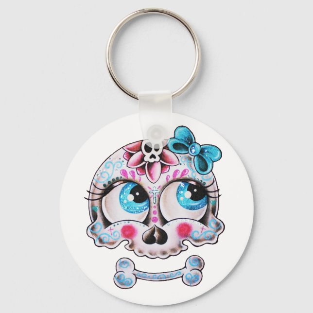 Llavero Girly Skull (Anverso)