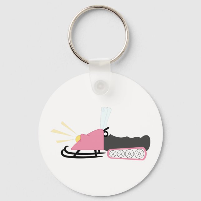 Llavero Girly Snowmobile (Anverso)