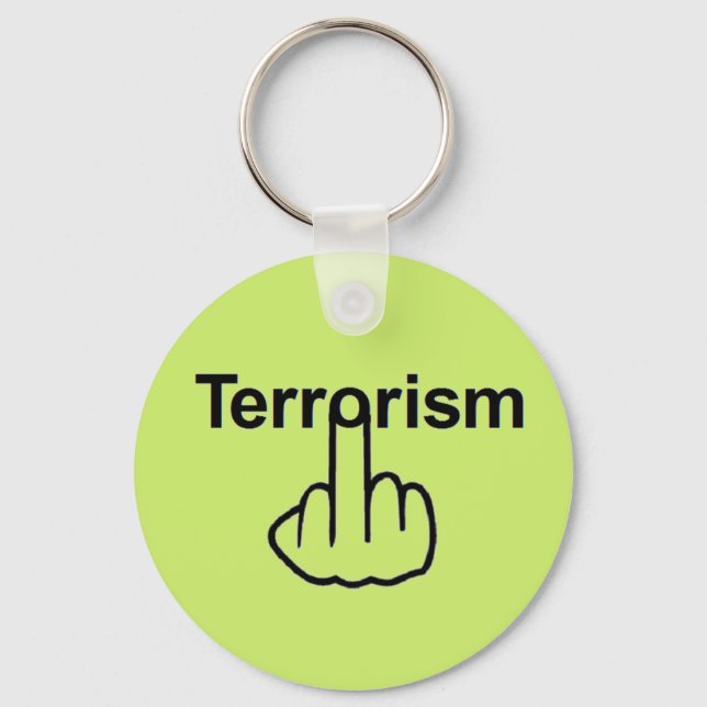 Llavero Giro de la cadena clave de terrorismo (Anverso)