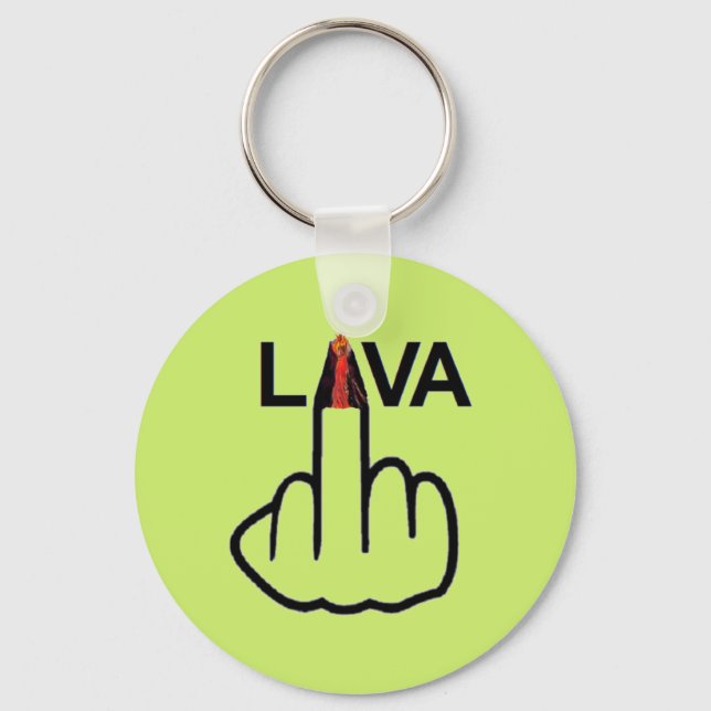 Llavero Giro de lava de la cadena de claves (Anverso)