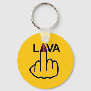 Llavero Giro de lava de la cadena de claves
