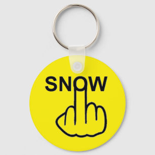 Llavero Giro de Nieve de la cadena de claves
