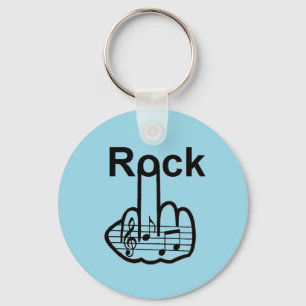Llavero Giro de rock de cadena de claves