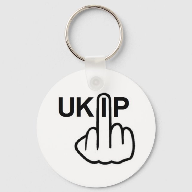 Llavero Giro UKIP de la cadena de claves (Anverso)