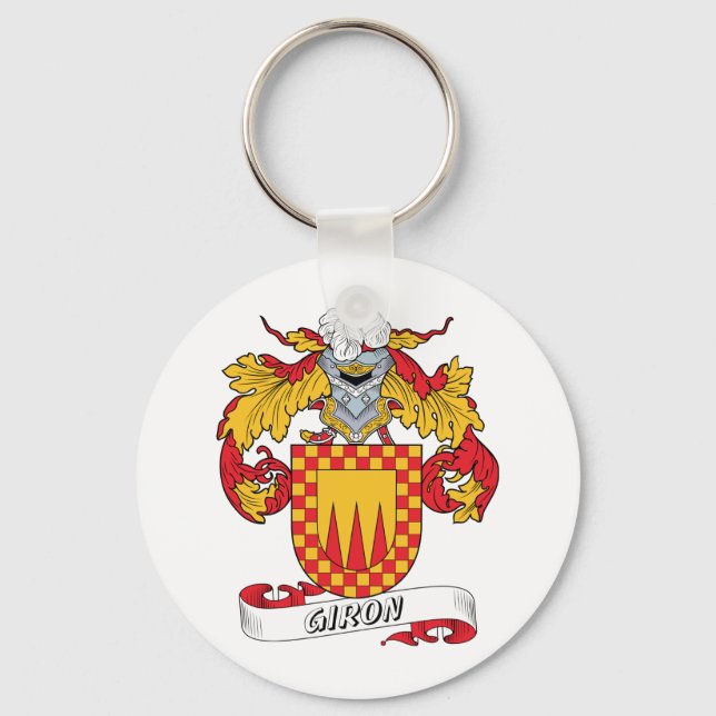 Llavero Giron Family Crest (Anverso)