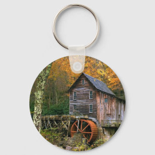 Llavero Glade Creek Grist Mill