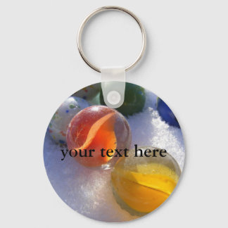 Llavero Glass Marbles Keyring