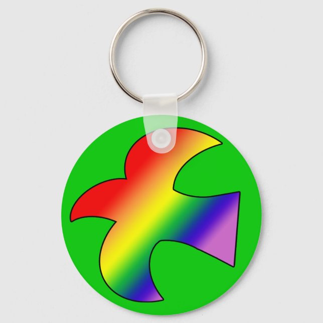 Llavero GLBT Dove (Anverso)