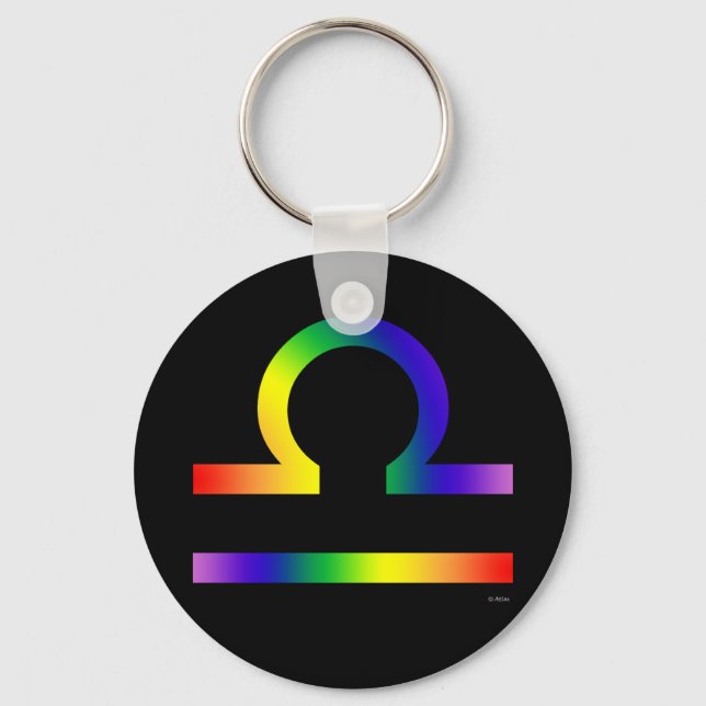 Llavero GLBT Libra (Anverso)