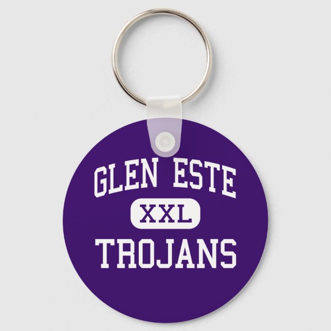 Llavero Glen Este - Trojans - High - Cincinnati Ohio (Anverso)