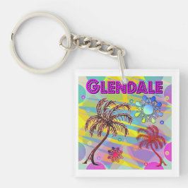 Llavero Glendale Happy and Hope Keychain