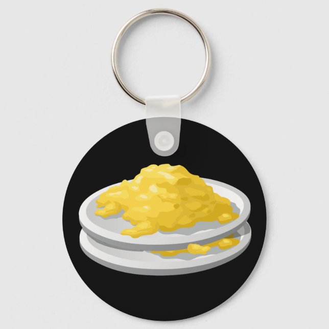 Llavero Glitch Food eggy scramble (Anverso)