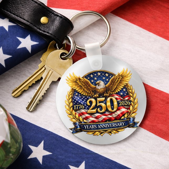 Llavero Glittered Semiquincentennial Eagle Emblem (Subido por el creador)