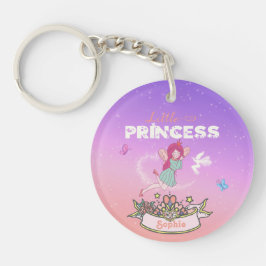 Llavero 👸 Glittering Fairy Princess Custom Name