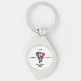 Llavero Global Football 2026 Keychain| Mexico USA Canada 