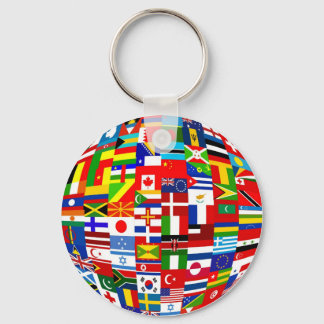 Llavero Globe de la bandera