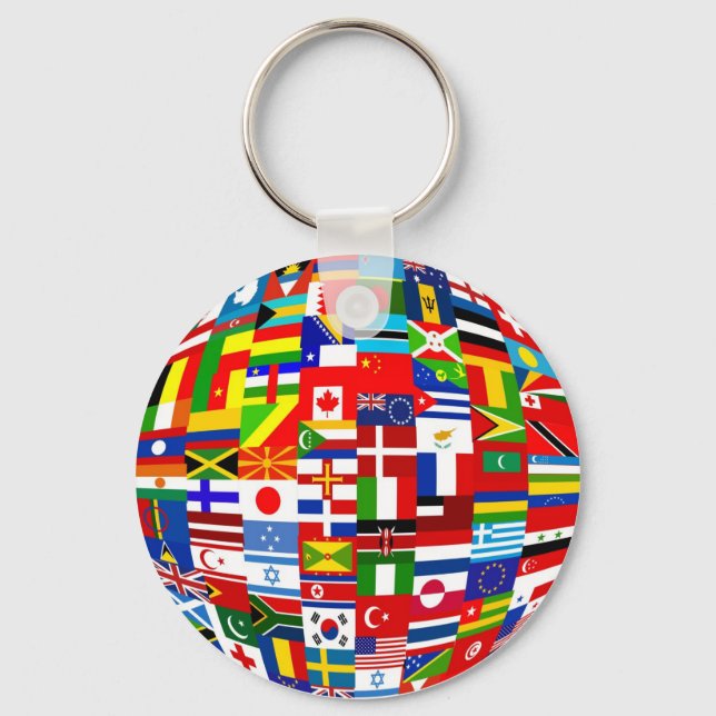Llavero Globe de la bandera (Anverso)