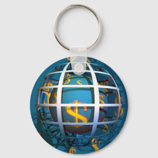 Llavero Globe del dólar