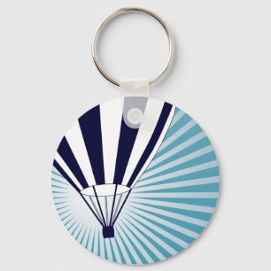 Llavero globo aerostático alto