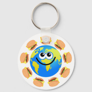 Llavero Globo de la hamburguesa