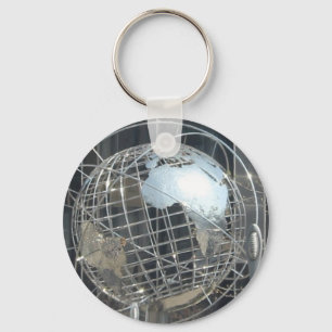 Llavero globo de plata