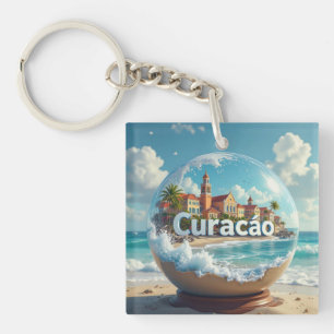 Llavero globo de playa de Curazao
