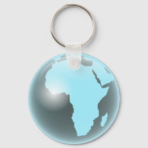 Llavero Globo del vidrio de África