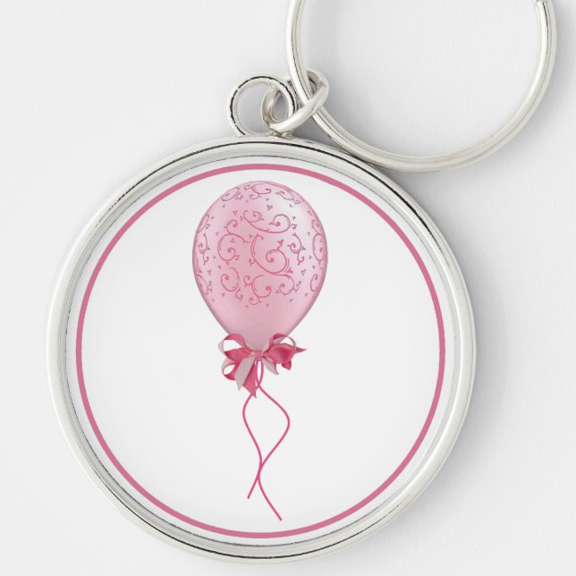 Llavero Globo rosa 2 (Frente)