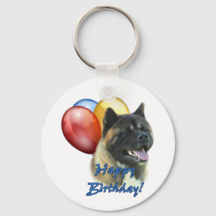 Llavero Globos de cumpleaños felices de Akita