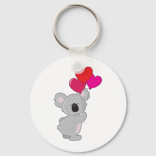 Llavero Globos del Corazón de Koala