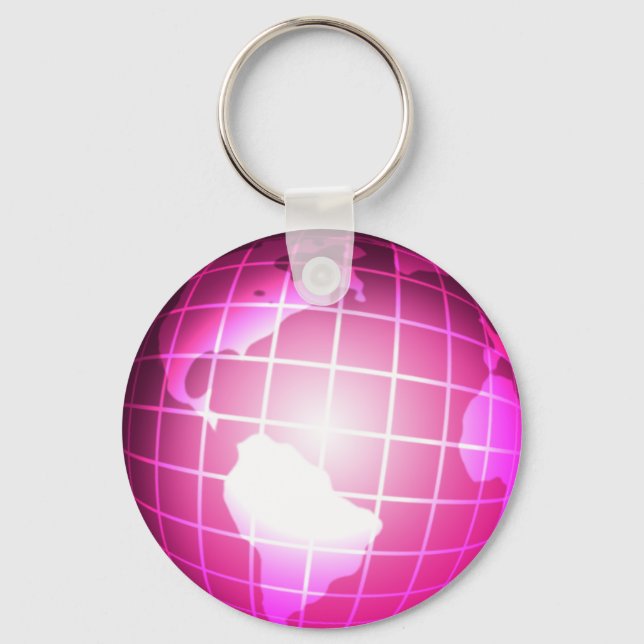 Llavero Glóbulo rosa (Anverso)
