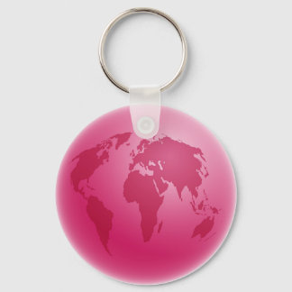 Llavero Glóbulo rosa