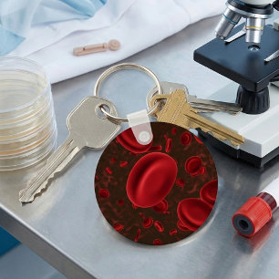 Llavero Glóbulos rojos microscópicos