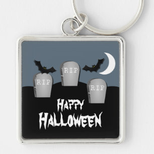 Llavero Gloomy Graveyard Halloween Premium Keychain