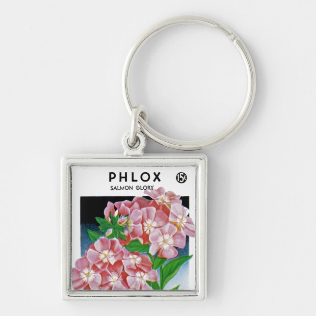 Llavero Gloria de Phlox Salmon (Frente)