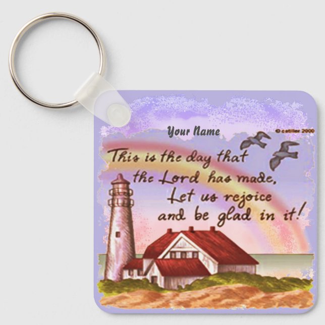 Llavero Gloria Lighthouse Christian keychain (Anverso)