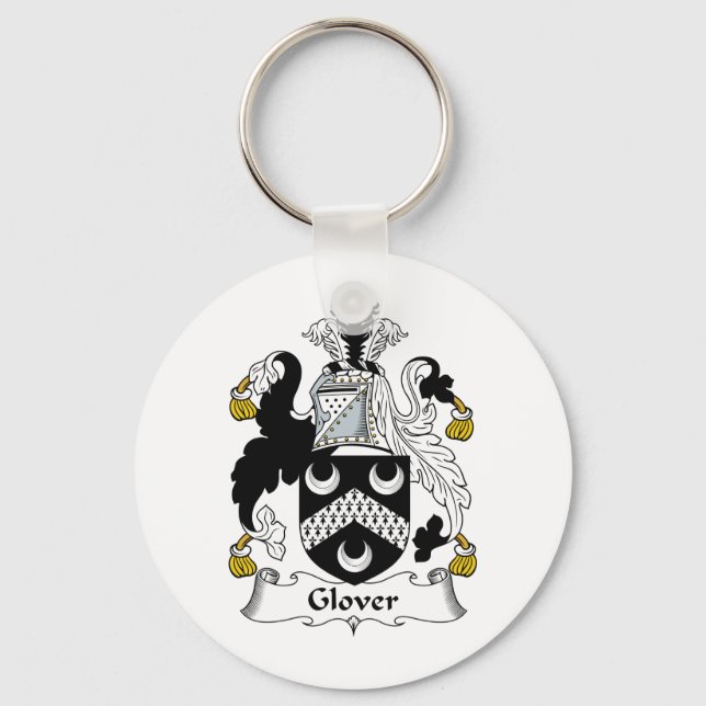 Llavero Glover Family Crest (Anverso)