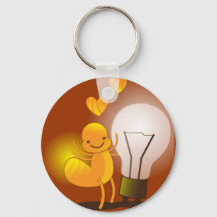 Llavero ¡Glow Worm! ¡con un globo liviano súper lindo!